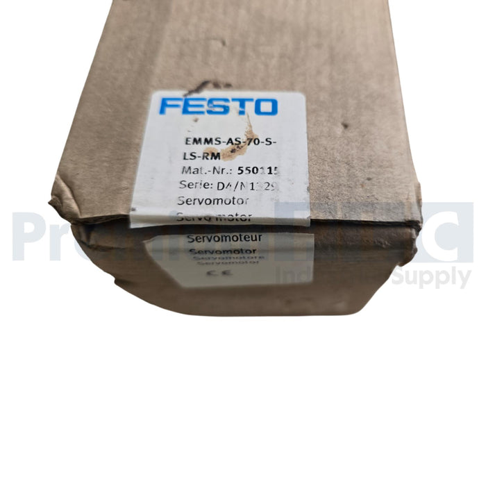 FESTO 550115 - EMMS-AS-70-S-LS-RM DC SERVO MOTOR EMMS-AS 360V/DC 0.866kW NSMP