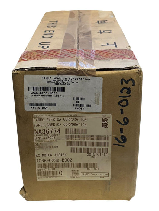 FANUC A06B-0238-B002 / A06B0238B002 AC SERVO MOTOR aiS-12/4000 2.7kW OUTPUT NSMP