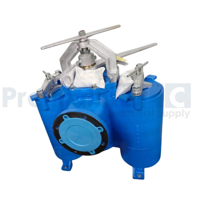 EATON FILTRATION ST0500600F41C 6" #50 125#FF CI/BRZ DUPLEX BASKET STRAINER NEW