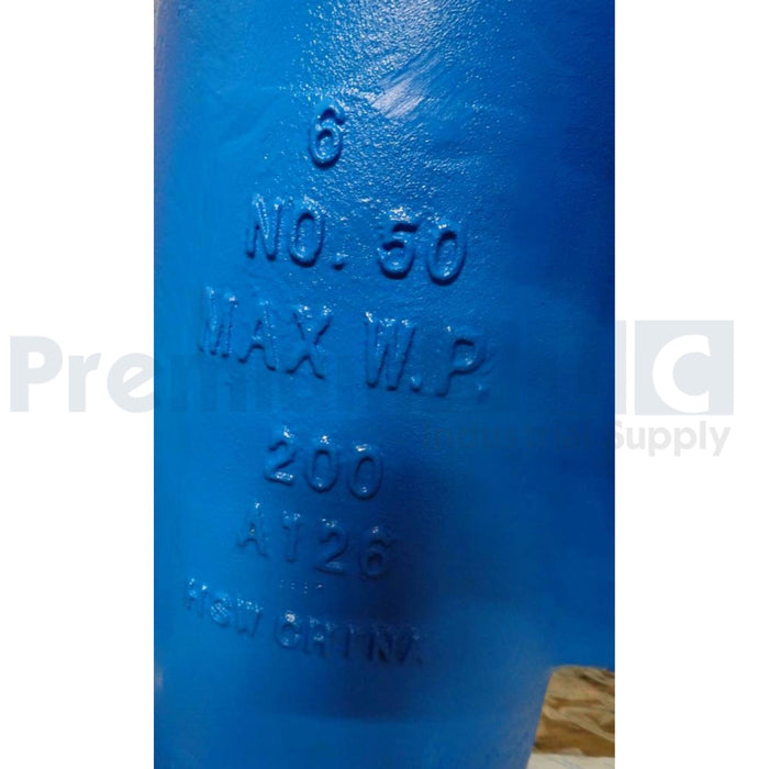 EATON FILTRATION ST0500600F41C 6" #50 125#FF CI/BRZ DUPLEX BASKET STRAINER NEW