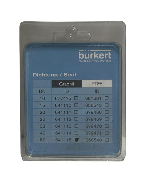 19 BURKERT 641115 SEALING PACKED DN50 FOR 2'' SEAT VALVE SEALS NSMP