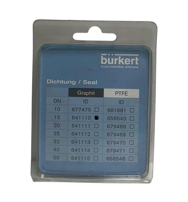 7 BURKERT 641110 SEALING PACKED DN15 FOR ANGLE SEAT VALVE SEALS NSMP