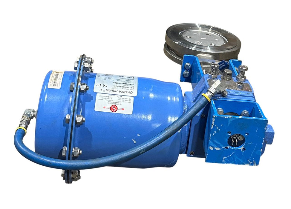 METSO JAMESBURY QPX3C/M QUADRA-POWER X ACTUATOR / 815W113600XZ WAFER-SPHERE NSNP