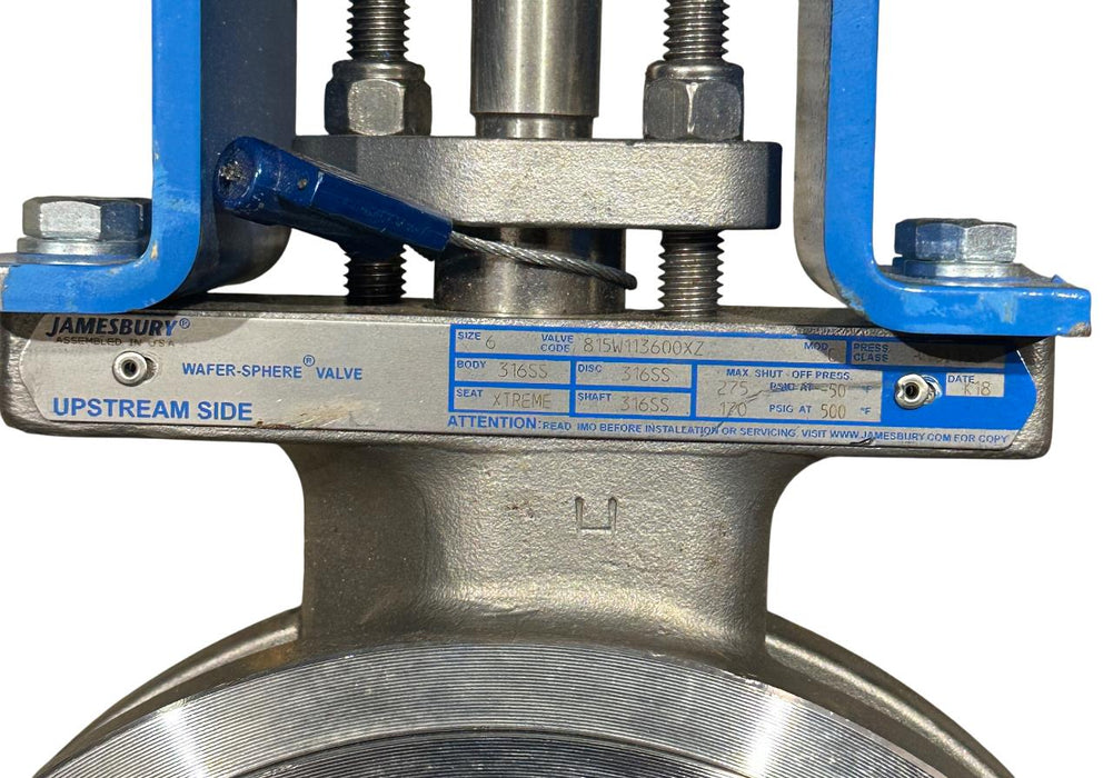 METSO JAMESBURY QPX3C/M QUADRA-POWER X ACTUATOR / 815W113600XZ WAFER-SPHERE NSNP