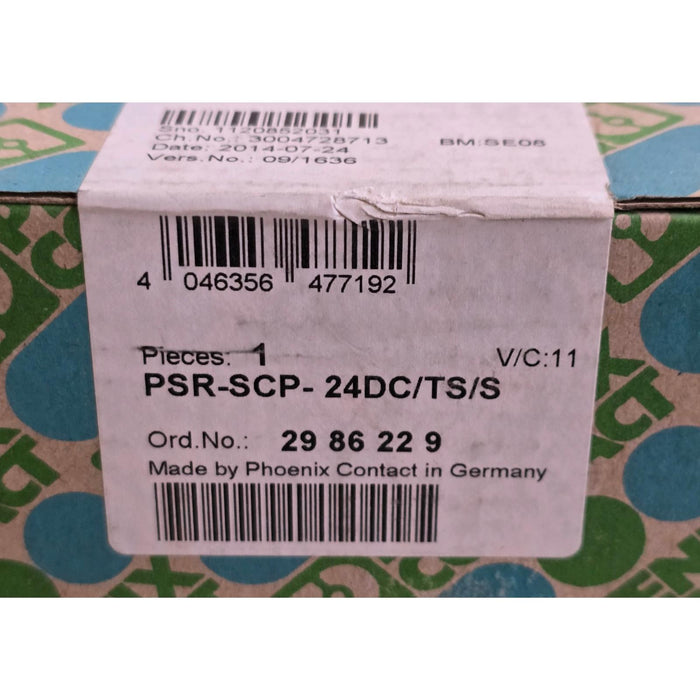 PHOENIX CONTACT PSR-SCP-24DC/TS/S PSR-TRISAFE SAFETY MODULE 2986229 NSFS