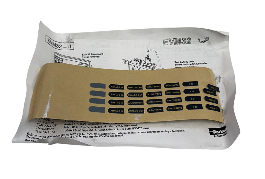 PARKER COMPUMOTOR EVM32-II / EVM32II EXPANSION I/O MODULE DIGITAL/ANALOG NSNP