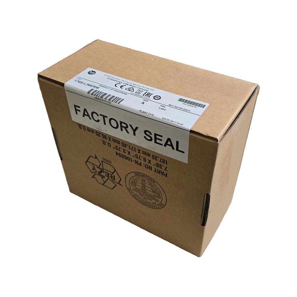 ALLEN BRADLEY 1769-L36ERM /A CompactLogix 3 MB MOTION CONTROLLER FW. 1.002 NSFS