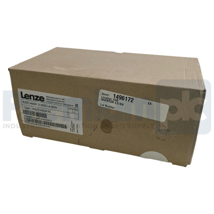LENZE E82EV402_4C / E82EV402K4C VER. 4A39 8200 VECTOR INVERTER 4kW 13436514 NSMP