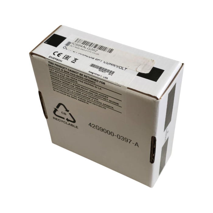 GE FANUC EMERSON IC694ALG392 PACSystems RX3i OUTPUT MODULE ANALOG 8PT NSFS