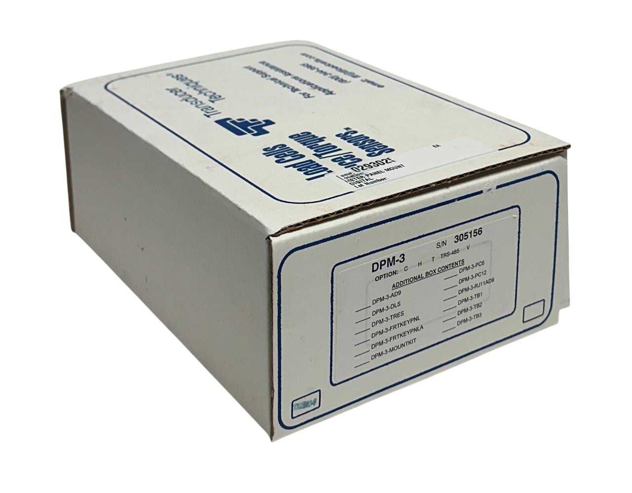 TRANSDUCER TECHNIQUES DPM-3 / DPM3 PLUG & PLAY PANEL METER LED ANALOG RELAY NSMP