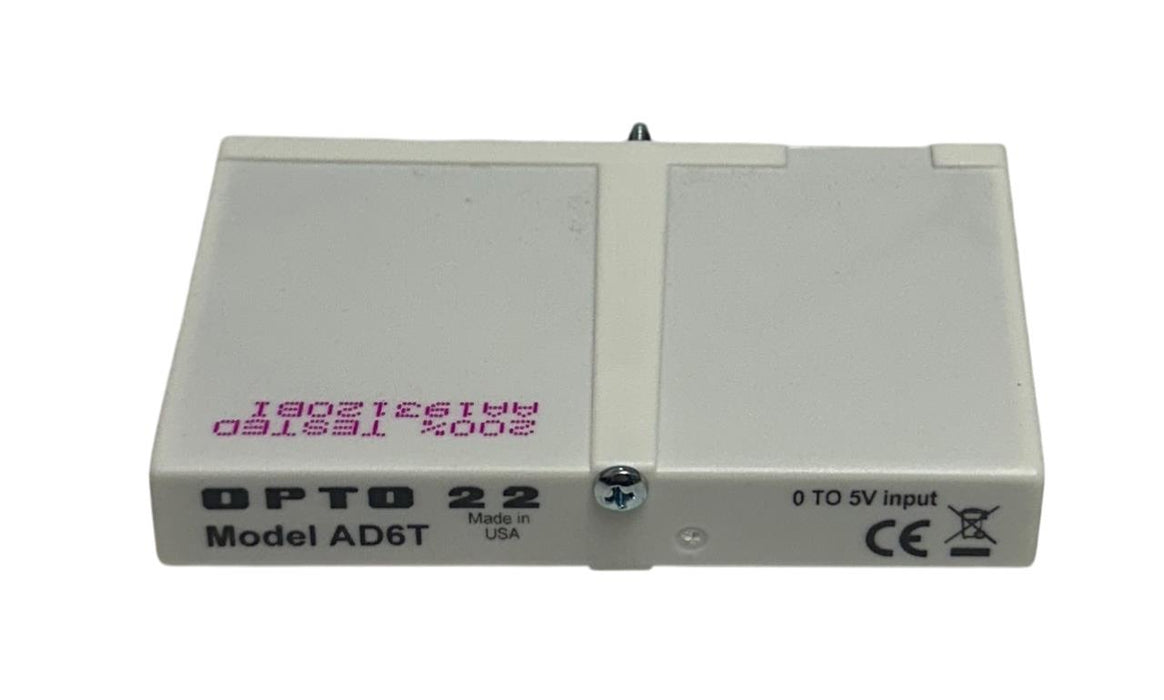 OPTO 22 AD6T I/O MODULE 0-5VDC INPUT ISOLATED ANALOG NSMP
