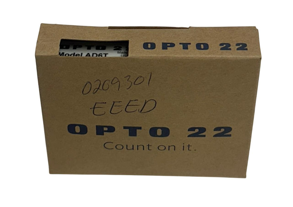 OPTO 22 AD6T I/O MODULE 0-5VDC INPUT ISOLATED ANALOG NSMP