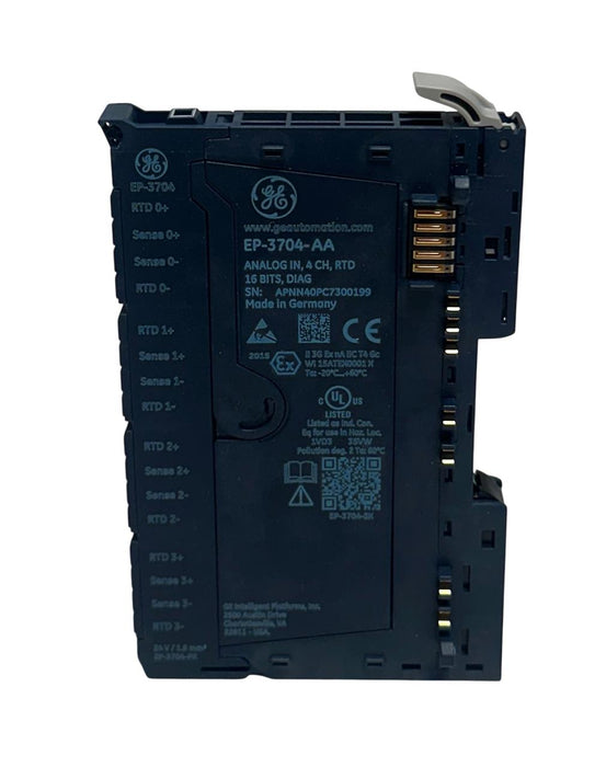 GE EP-3704-AA / EP3704AA ANALOG INPUT MODULE RSTi-EP 4-CHNL RTD 16 BITS NSMP