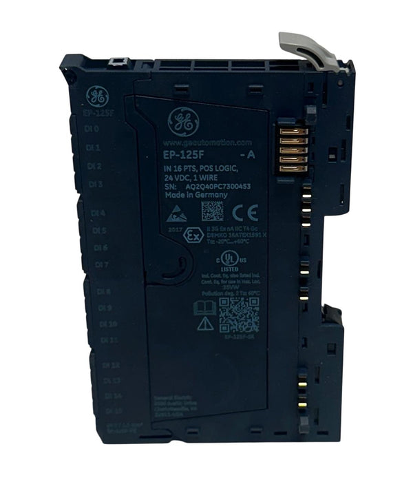 GE EP-125F-A / EP-125F DIGITAL INPUT MODULE 16-PT POS LOGIC 24VDC RSTi-EP NSMP