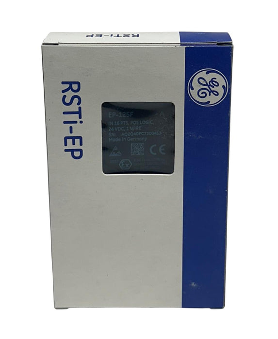 GE EP-125F-A / EP-125F DIGITAL INPUT MODULE 16-PT POS LOGIC 24VDC RSTi-EP NSMP