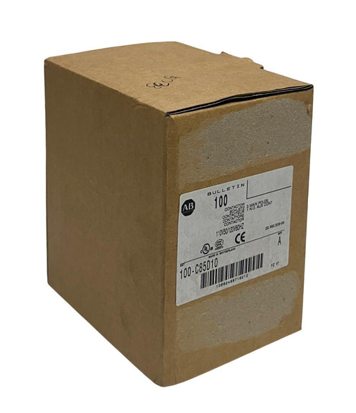 ALLEN BRADLEY 100-C85D10 /A BULLETIN 100 CONTACTOR 3-POLE 1NO AUX 110/120V NSMP