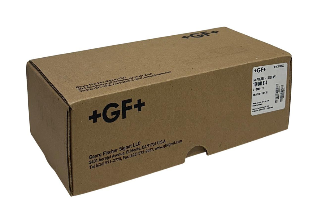 +GF+ 159 001 814 / 3-2841-1V CONDUCTIVITY ELECTRODE SEN PVDF/SS K=1.015ft NSMP