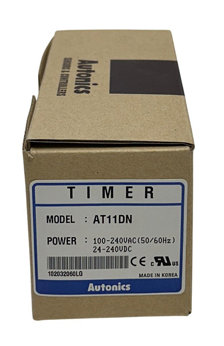 AUTONICS AT11DN MULTI-FUNCTION TIMER 100-240VAC/24-240VDC 1.5W 0-5 NSMP