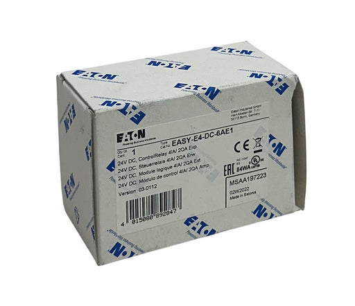 EATON EASY-E4-DC-6AE1 / MSAA197223 CONTROL RELAY 4IA/2QA EXP 24VDC MOELLER NSMP