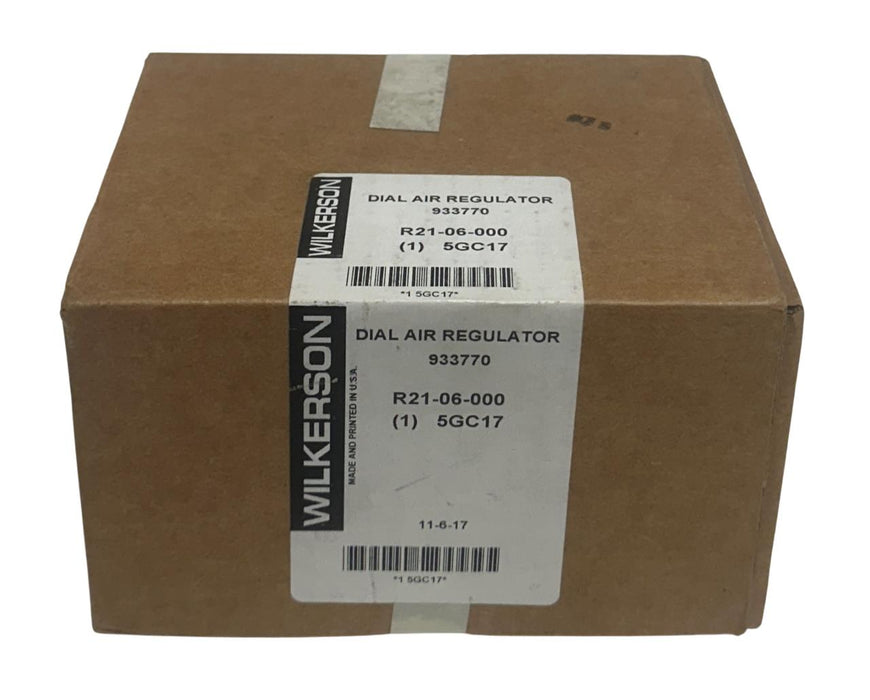 WILKERSON R21-06-000 / R2106000 DIAL COMPRESSED AIR REGULATOR 3/4'' 300PSI NSFS