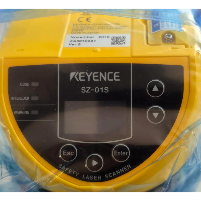 KEYENCE SZ-01S SAFETY LASER SCANNER, MAIN UNIT SINGLE-FUNCTION TYPE SZ01S NSMP