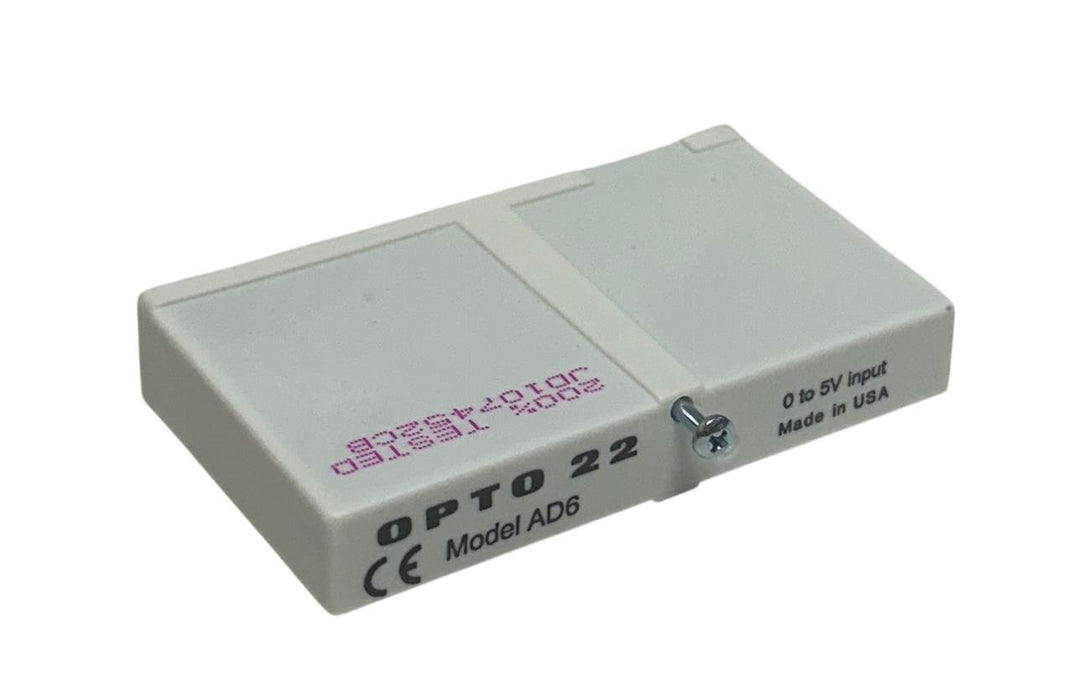 OPTO 22 AD6 I/O MODULE 0-5VDC INPUT ISOLATED ANALOG NSMP