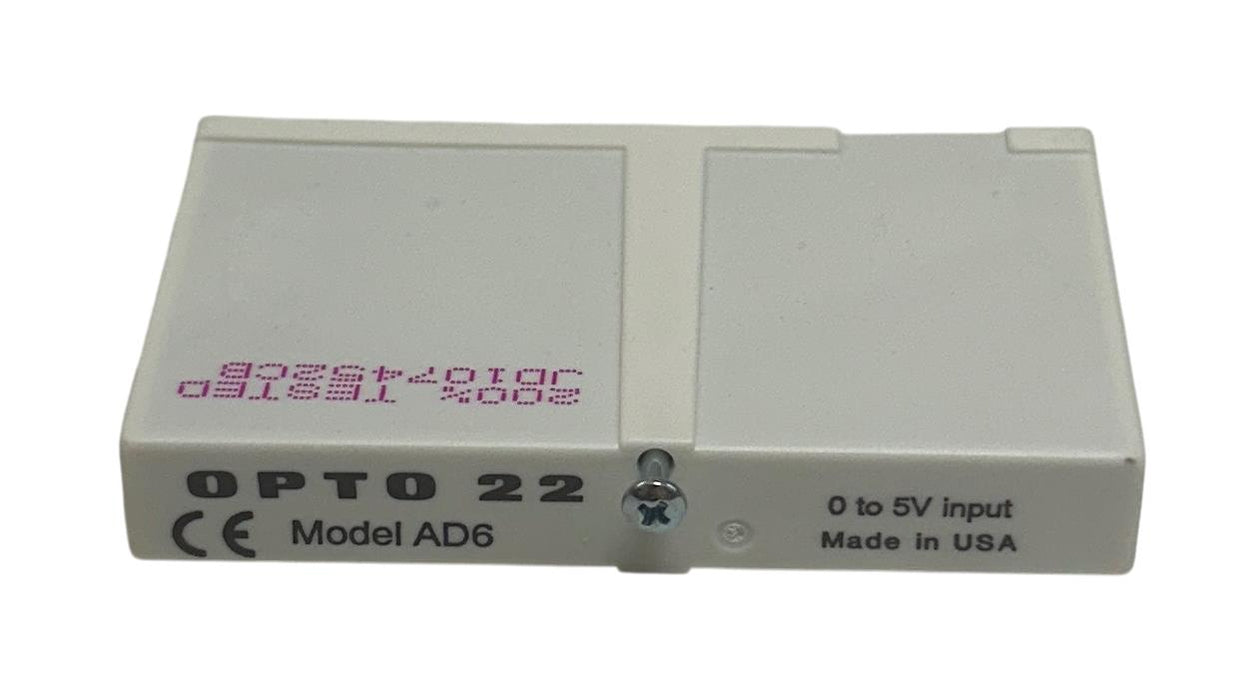 OPTO 22 AD6 I/O MODULE 0-5VDC INPUT ISOLATED ANALOG NSMP