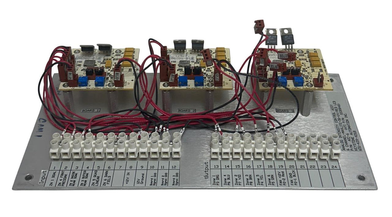 KEYSTONE AUTOMATION HTI AIC-6 / 0330848 ANALOG INTENSITY CONTROL ASSY 6-CH USNP