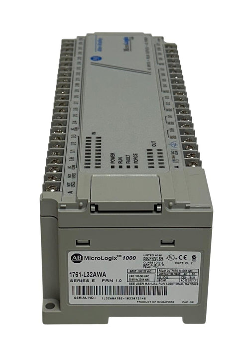 ALLEN BRADLEY 1761-L32AWA /E MicroLogix 1000 32-PT CONTROLLER 120/240VAC USNP