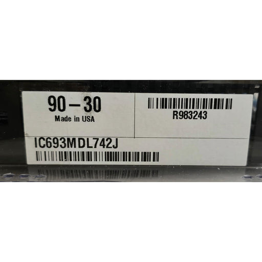 GE FANUC IC693MDL742J 90-30 OUTPUT MODULE 12/24VDC 1A 16PT POS IC693MDL742 NSFS