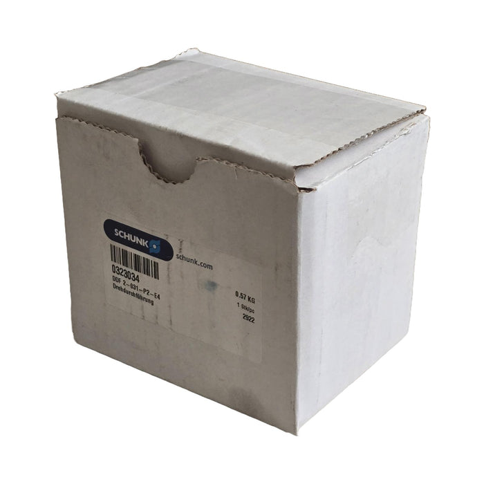 SCHUNK DDF 2-031-P2-E4 / DDF2-31-P2-E4 ROTARY FEED-THROUGH 323034 / 0323034 NSMP