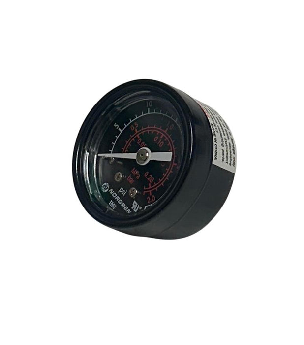 3 NORGREN 18-015-214 / 18015214 PRESSURE GAUGES 0-30PSI 1/8'' NPT THREAD NSMP