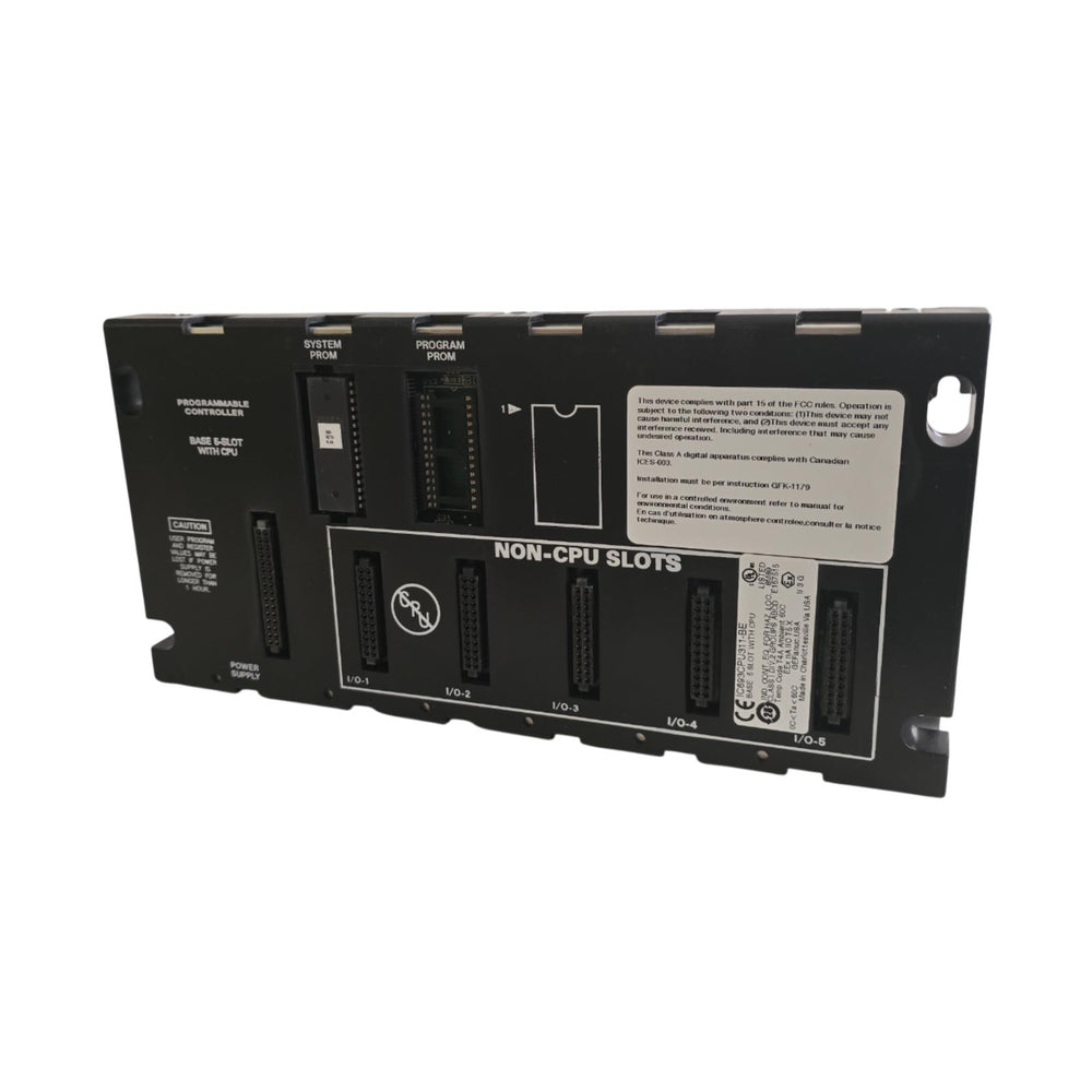 GE FANUC IC693CPU311 90-30 5-SLOT BASE BACKPLANE W/ CPU IC693CPU311-BE USPI