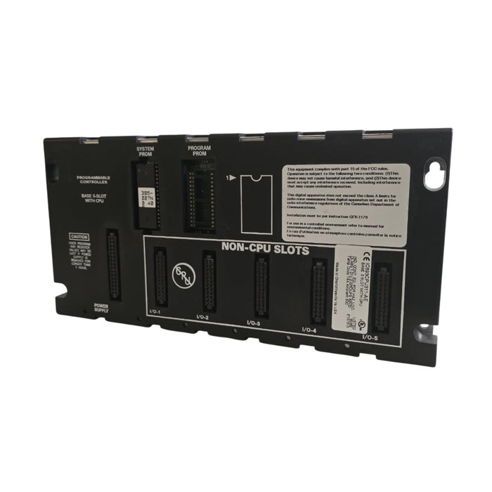 GE FANUC IC693CPU311 90-30 5-SLOT BASE BACKPLANE W/ CPU IC693CPU311-AE NUPI