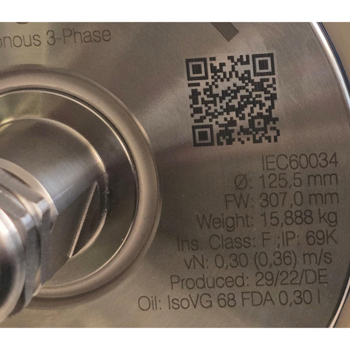 INTERROLL DM 0113 ASYNCHRONOUS 3-PHASE DRUM MOTOR DM1133-ASP13B0ERJDD 307mm NSMP