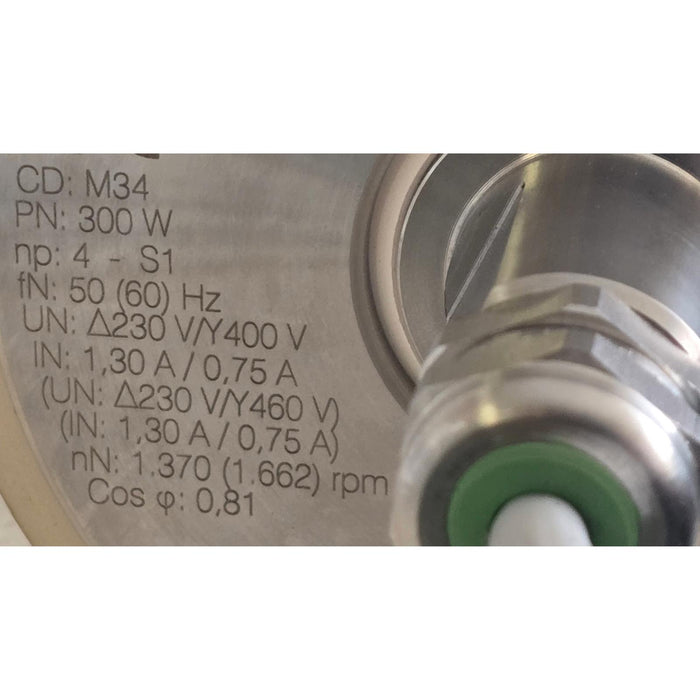 INTERROLL DM 0113 ASYNCHRONOUS 3-PHASE DRUM MOTOR DM1133-ASP13B0ERJDD 307mm NSMP