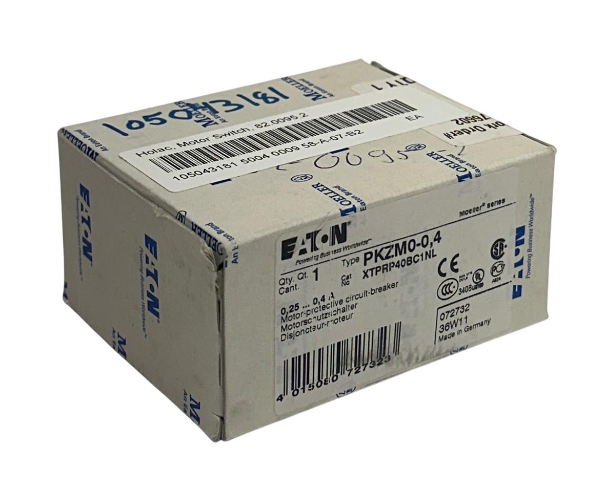 EATON PKZM0-0,4 / XTPRP40BC1NL MOELLER SERIES CIRCUIT BREAKER 072732 NSMP