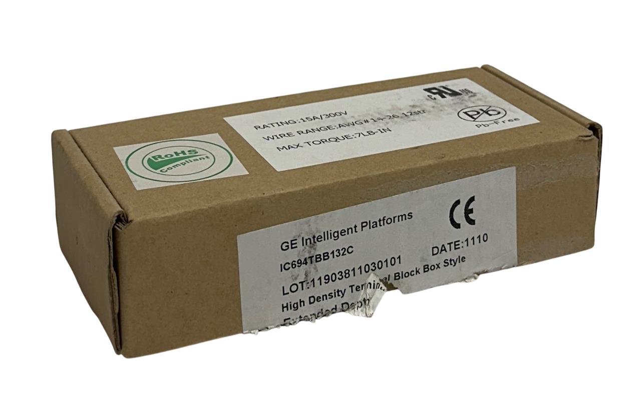 GE FANUC IC694TBB132C / IC694TBB132 HIGH DENSITY TERMINAL BLOCK 36-PT NSMP