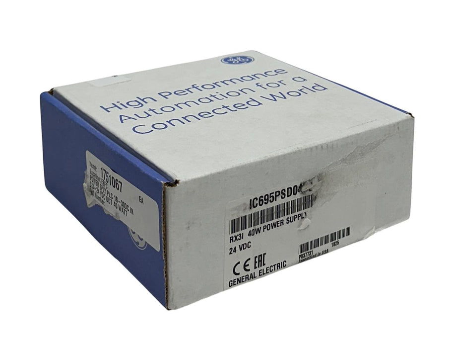 GE FANUC IC695PSD040J / IC695PSD040 RX3i POWER SUPPLY MODULE 40W 24VDC NSMP