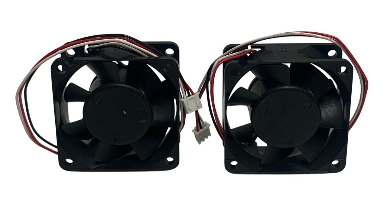 2 NMB 2410ML-05W-B69 / 2410ML05WB69 DC AXIAL FANS 24VDC 0.17A SQUARE BLACK NSNP