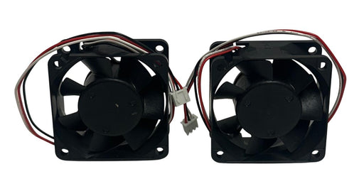 2 NMB 2410ML-05W-B69 / 2410ML05WB69 DC AXIAL FANS 24VDC 0.17A SQUARE BLACK NSNP