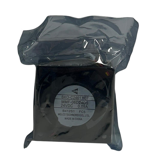 MELCO TECHNOREX BKO-C2461 H07 / MMF-06D24DS DC AXIAL FAN 24VDC 0.09A SQUARE NSFS