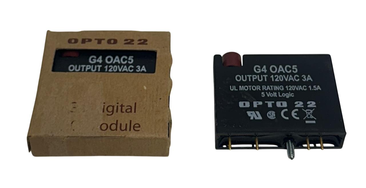 2 OPTO 22 G4 OAC5 / G4OAC5 DIGITAL OUTPUT MODULES G4 SERIES 120VAC 1.5A NSMP