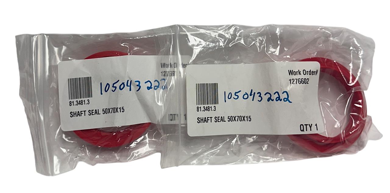 2 HOLAC 81-3481-3 / 8134813 OEM SHAFT SEALS 50x70x15 FOR CUTTING MACHINE NSNP
