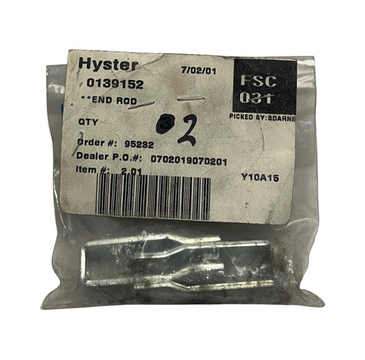 2 HYSTER 0139152 / HY0139152 OEM END ROD TIPS FOR FORKLIFT NSNP