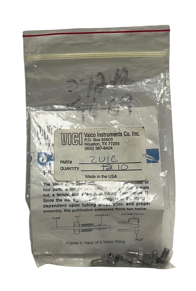 8 VALCO VICI ZU1C OEM NUTS FOR STANDARD INTERNAL UNION 0.25mm NSMP