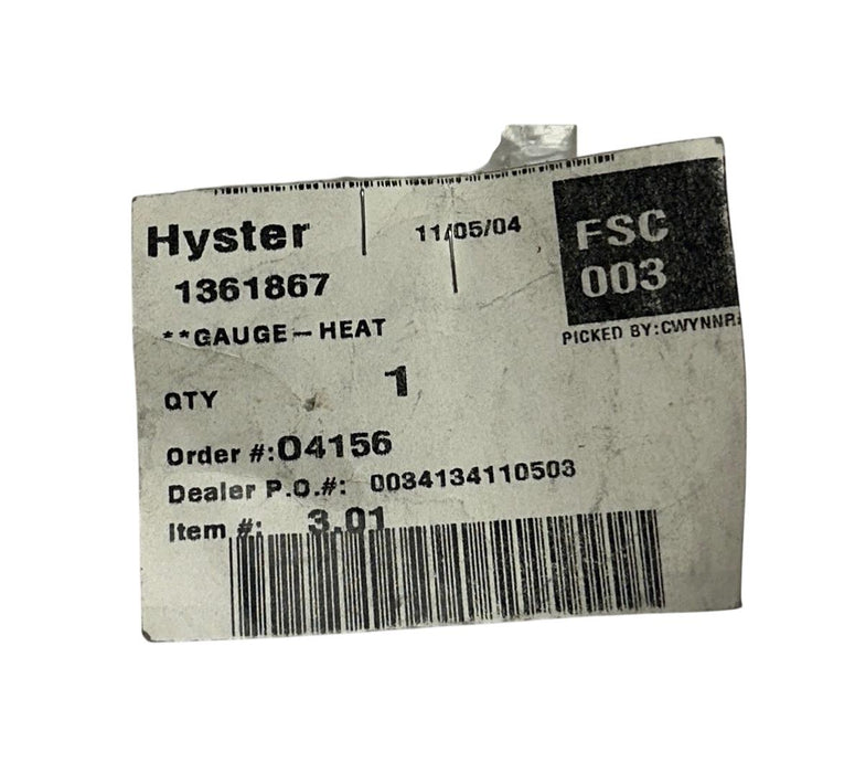 HYSTER 1361867 / HY1361867 OEM WATER TEMP SENDER HEAT FOR FORKLIFT NSNP