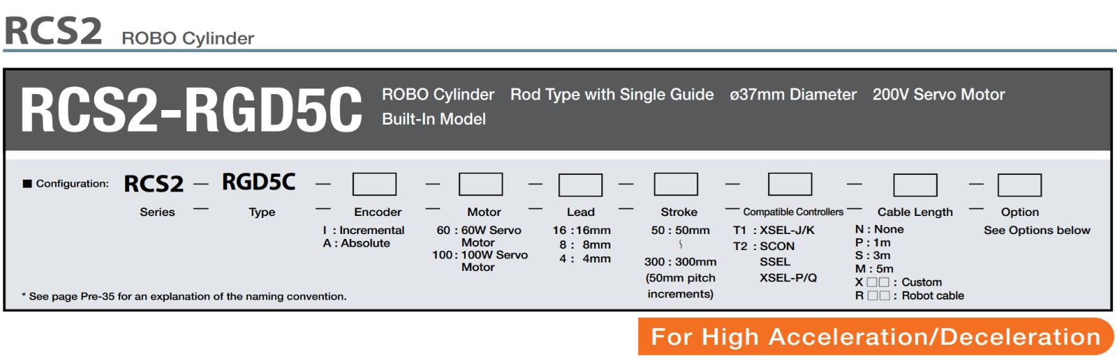 IAI RCS2-RGD5C-I-100-8-100-T2-M-A2-B ROBO CYLINDER W/SCON-CA-100I-CC-0-2 NSMP