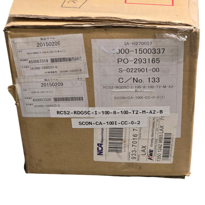 IAI RCS2-RGD5C-I-100-8-100-T2-M-A2-B ROBO CYLINDER W/SCON-CA-100I-CC-0-2 NSMP