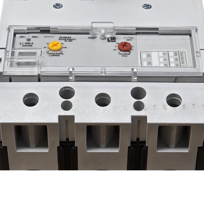 EATON MOELLER NZMN3-AE600-NA - NZM CIRCUIT BREAKER 3P 600A w/MAGNETIC TRIP NSMP